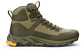 RevolutionRace Dam Phantom Trail Mid Waterproof Hiking Boots, Vattentäta Vandringsskor för Alla Utomhusaktiviteter, Forest Night, 38