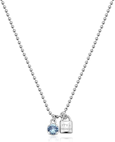 Brosway Collana Donna, Collana in Acciaio con Simbolo Lucchetto | Collezione Desideri - BEIN009