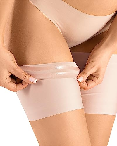 OVISSA Cuisses Bandes Anti-frottements Souples Prévient Les frottements grâce à Une Doublure Satin Bandes Amincissantes Invisibles Bande Anti Friction TS500