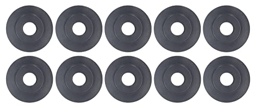 Pipe Cutter Wheel 10er-Set, Ersatzrädchen für Rohrabschneider 18mm OD 5mm ID 3.8mm Dünnes Manganstahl Schlauchschneider Rohrschneider Rad für Kupfer & Alu Rohre