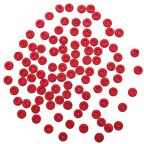 UPKOCH 100stücke Dichtungs-sparer Für Kleber Wiederverwendbare Schutzkappen Für Dichtmittel Passend Für Verschiedene Tuben Und Flaschen Zum Abdichten Und Konservieren