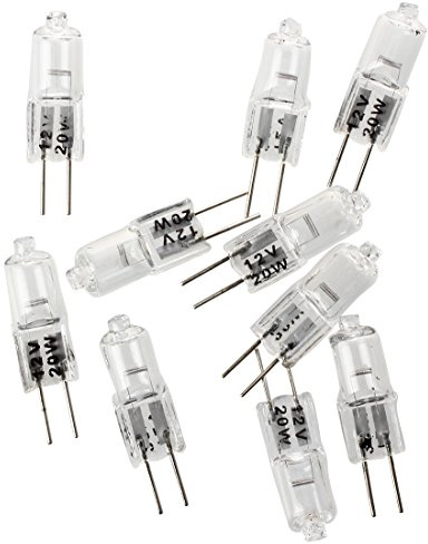 Joselin 10 x G4 12V 20W Halogen Kapsel Lampen Gluehlampen