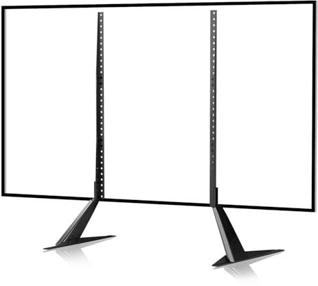 Suptek Universal-TV-Ständer-Basis TV-Bein mit 3 Höhenverstellungen für die meisten 27 bis 85 Zoll LED-, LCD-Fernseher, Ersatz-Tischplatten-TV-Erhöhungsbasis, belastbar bis zu 50 kg, max. VESA 1000 x