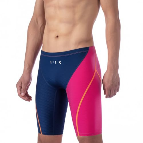 MY KILOMETRE Costume da Bagno Uomo – Tessuto Jammer da Nuoto con Cordoncino Resistente al Cloro, Asciuga Rapido per Allenamento e Gara in Piscina, UPF 50+