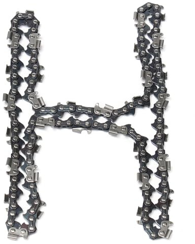 Chainsaw Accessories, Replacement Chains, Semi Chisel Electric Chainsaw Chain 3/8 LP Pitch Multiple Sizes 10-20 inch(20inch 76drive Link)