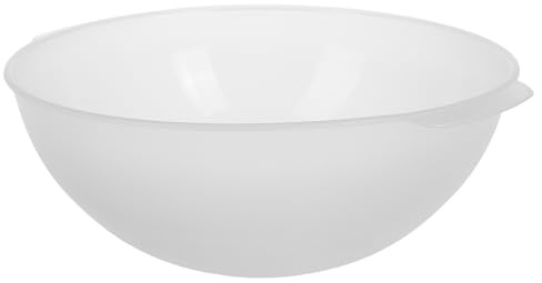 JOINPAYA Bassine de Lavage Visage 21 Cm Plastique Transparent avec Poignée, Bac Multifonctionnel pour Soins Esthétiques, Salon de Beauté et Usage Domestique, Lavabo Portable Rigide