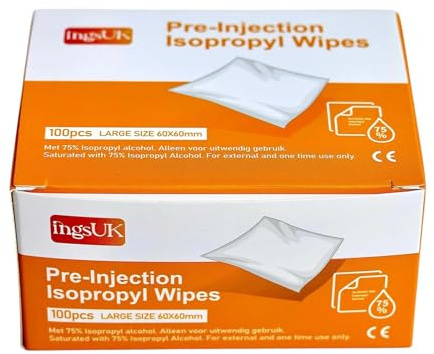 75% Isopropyl Alcohol Wipes for Cleaning & Disinfecting