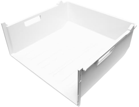Reliapart Top and Middle Fridge Freezer Basket Drawer Compatible for Zenith ZCS Fridge Freezers Internal Storage Spare 4638940100 Replacement Freezer Basket Drawer