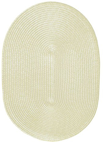 Tischsets Platzsets MARRAKESCH OVAL im 4er-Set, 29x44 cm, Ecru weiß