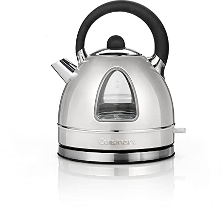 Cuisinart Hervidor eléctrico de estilo tradicional | Hervido rápido, sin cable, silencioso, fácil de verter | Filtro antical extraíble | 1,7L de capacidad | 3kW | Tostadora a juego disponible | Perla
