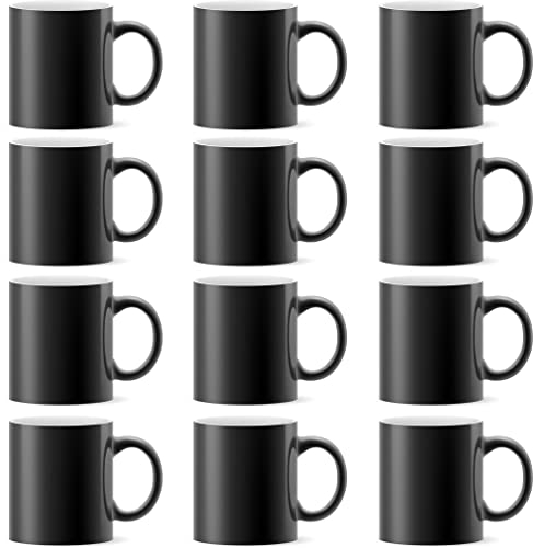 Farbwechsel-Kaffeetassen, 325 ml, Tanglong, Sublimationstassen, magische Tasse, hitzeempfindlich, Kaffeebecher, wärmewechselnde Tassen, Tazas Magicas Para Sublimacion 12 Stück