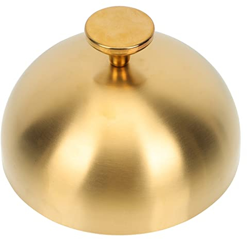 Kuppelzelt Lebensmittelabdeckung Kuppel Golden K? Schmelzende Kuppel Dampfabdeckung Bastierabdeckung Hitzebest?ndiger Lebensmitteldeckel für Outdoor Grill Outdoor Grill Outdoor Grill