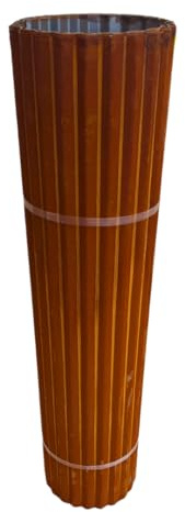 Colorado Steel Rustic Corrugated Metal Wainscoting (Rusted - 10 Foot Roll)