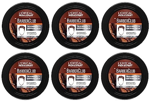 L'Oréal Paris Men Expert Barber Club Thickening Paste, 6er Pack (6 x 75 ml)