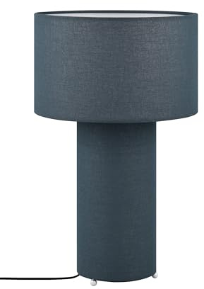 Trio Leuchten Tischleuchte Bale 505200112, Stoff Blau, exkl. 2x E27 |