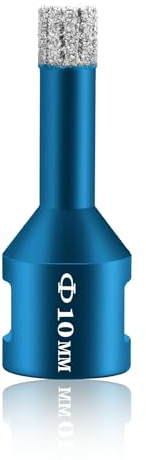 Fliesenbohrer 10mm x M14 Diamantbohrer Glasbohrer Fliesen Diamant Feinsteinzeug Bohrer für Keramik Granit Glas Porzellan Winkelschleifer