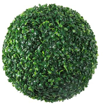 QOKLIYUI Césped Artificial de Larga duración, Bola de cúpula, Plantas, elección ecológica, simulación de Dejar Hierba, Bola de plástico, Verde 30cm