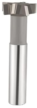 1 Stück 6 Nuten T-Nut-Schaftfräser, 8–32 mm Schnittdurchmesser HSS T-Nut-Fräser geschweißter Roheinsatz HSS-Schaftfräser for harte Metall-Keilnut-Schaftfräser (Size : 32x10x16x90mm)