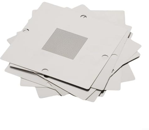 für BGA Reballing-Set, silberfarben, robuste Tischschablonenhalterung, Klemme, Leiterplatte, 90 mm, Reball-Station-Befestigungsvorrichtung mit Universalschablone (nur 10 Schablonen)