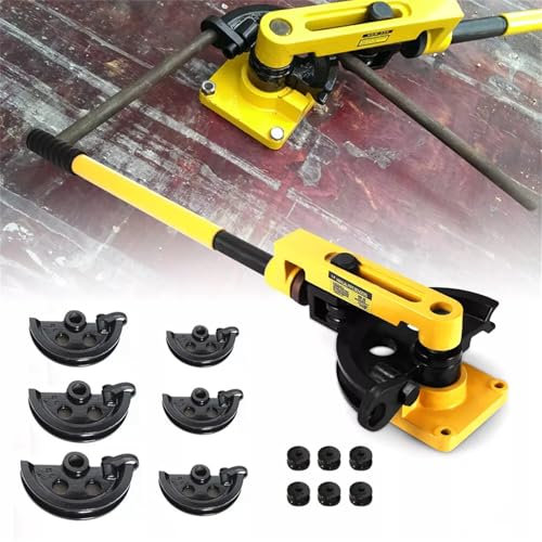 HUSPOO Cintreuse de tuyaux 10/12/14/16/19/22/25 mm - Cintreuse de tubes manuelle professionnelle pour tubes en cuivre - Outil professionnel - Outil professionnel - Outil de cintrage de tuyaux en