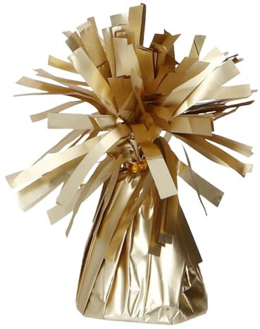 Folat 04968 Palloncino zavorrato - Starlight Gold - Alluminio - 170 grammi - Foglio di elio Palloncini per decorazioni di feste di compleanno e anniversario