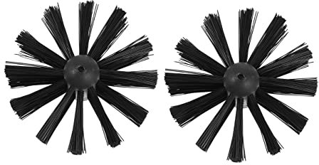 QUMIIRITY 2pcs Fireplace Brush for Cleaning Dryer Ducts and Chimneys Flexible and Cleaning Tool for Exhaust Vents and Kitchen Ducts