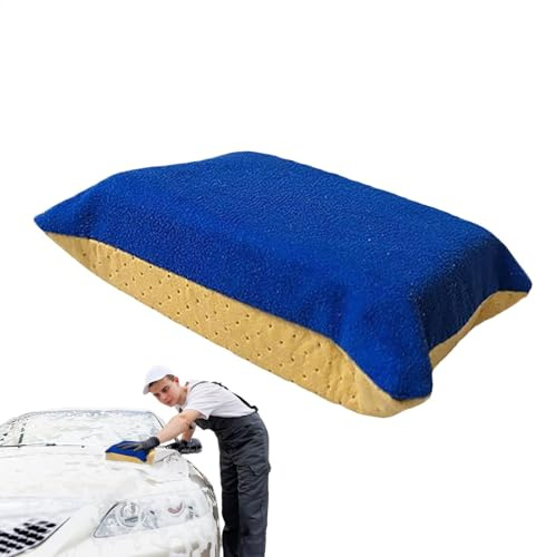 Spugna antiappannamento per finestre, detergente per vetri auto assorbente, 12 x 8 x 4 cm, strumento anti-appannamento antigraffio, spugna riutilizzabile per la pulizia dei vetri 'auto e della