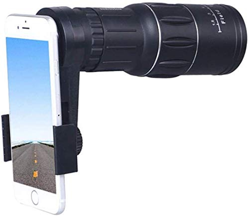 Telescopio monoculare ad Alta Potenza, telescopio ad Alta Potenza 16x52 Dotato di Adattatore per Telefono e treppiede, binocolo o binocolo per scarsa Illuminazione