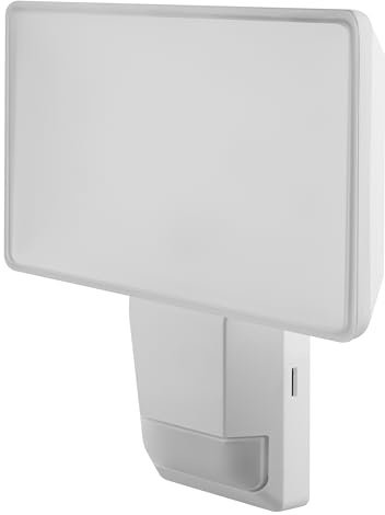 Osram ENDURA FLOOD PC 150W LED-Fluter, 4000K kaltweiß, 18000 Lumen, IP65 Flutlicht für Großflächen, 120 lm/W, Aluminium recycelt, Grau