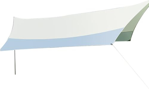 Tktouci Tenda per l'Ombra da Spiaggia - 520x450 cm Per La Protezione Dal Sole Esterno,Copertura per Ombra da Esterno - Per Utilizzo In Spiaggia Picnic Campeggio Cortile Giardino Patio E Prato