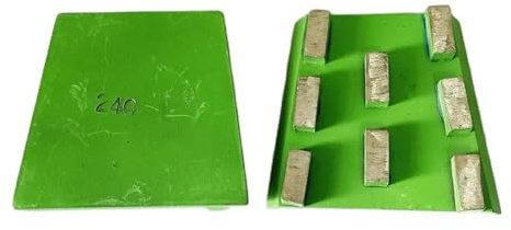 ROYIHOME 1 blocco per smerigliatura in metallo, disco abrasivo per lucidatura di marmo, granito, quarzo, calcestruzzo, pietra (24, calcestruzzo)