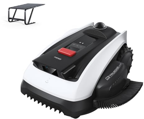 ECOVACS Goat O1200 LiDAR Pro Robot Tondeuse sans Fil + Garage pour Robot Tondeuse Gratuit, 1200 m², Navigation Dual-LiDAR 360°, Cartographie Auto, Évitement d'obstacles 3D par IA