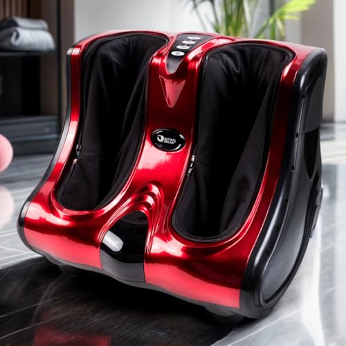 GLOBAL RELAX® | VITALZEN Foot and Leg Massager | Several Massage Modes | Kneading I Vibration | Rolling I Pressure Therapy I Shiatsu I Relief Pain I Muscle Relief in feet, Ankles and Calves