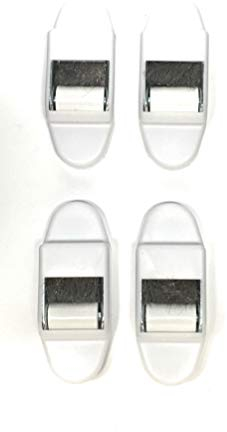 4 x Mini Gurtführung mit Bürstendichtung und Leitrolle