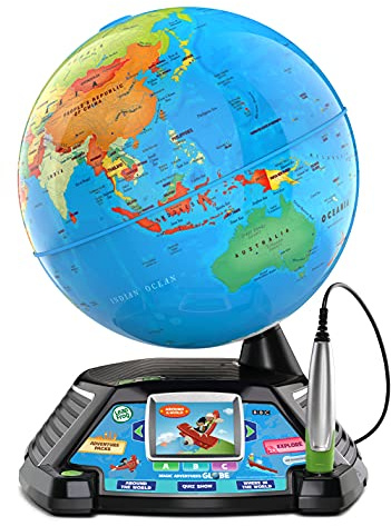 Leapfrog- Animals Smart Globe, Multicolore, Box Size: 30 x 38.1 x 30.5cm, 605403