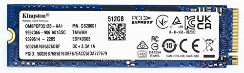 Kingston OM8PDP3512B-A01 512GB PS5013 KT3D4 SSD personalizado