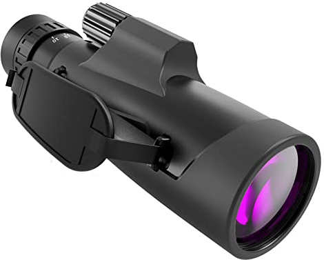 Monokular 10-30x Zoom Monokulares ED-Linse, 50mm Okular BAK4 HD IPX7 Stickstoffgefüllt Wasserdichtes Spektiv with Smartphone Adapter and Tripod für Konzerte, Fußballspiele（Fernrohr Erwachsene Groß）…