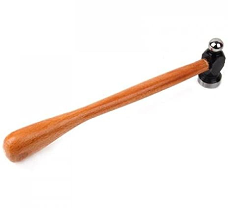 MUNANI Marteau avec Manche en Bois, Ensemble de Marteau à Panne sphérique, Marteau de Chasse HEZB avec Outil de bijoutier/orfèvre