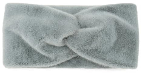 Fasce per capelli da donna in tinta unita morbide e calde fasce per capelli da donna invernali più calde turbanti per orecchie accessori per capelli grigio9