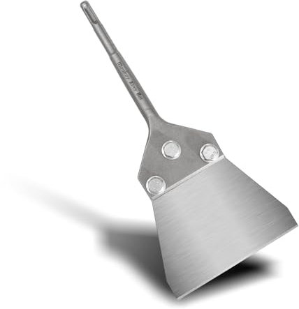 Monkey King Bar SDS Plus - Cincel rascador de suelo, 250 x 130 mm, cincel para quitar azulejos de hormigón, suelos de madera, adaptador SDS Plus martillos