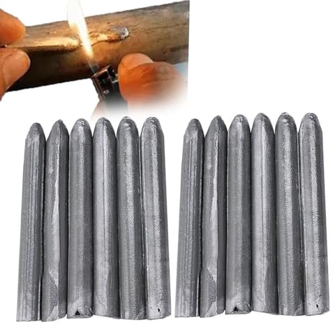 Bacchette per saldatura universali a bassa temperatura da 12 pezzi, aste in alluminio per elettrodi di saldatura facili, bacchette per saldatura in alluminio, fusione facile per aste in alluminio