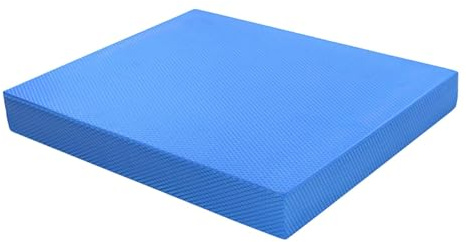 JISADER Balance Pad Klein, Rutschfester Weichschaum, Schaumstoffmatte, Balancepad Fitness, Yoga, Gymnastik, Pilates, Physiotherapie, Blau