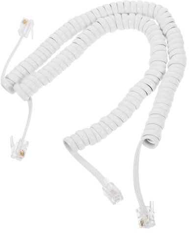 CIYODO Cavo Telefonico A Spirale Per Fissa Cavi Per Cornetta Telefonica Cavo Di Telefonica Robusto Adatto A Telefoni Fissi E Dispositivi