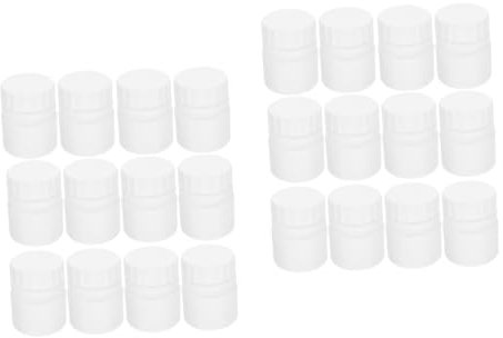 BUGUUYO 2 Sets Kleiner Probenflaschenbehälter mit Schraubverschluss Nachfüllbare Medizinflaschen 30 Ml Mini-reisebehälter 12 Stück
