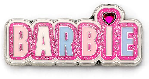 Barbie Glitzernde Logo-Anstecknadel