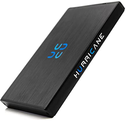 HURRICANE GD25612 Externe Festplatte 1.5TB 2,5 USB 3.0 Speicher für PC Laptop Ps4 Ps5 Xbox kompatibel mit Windows Mac Linux