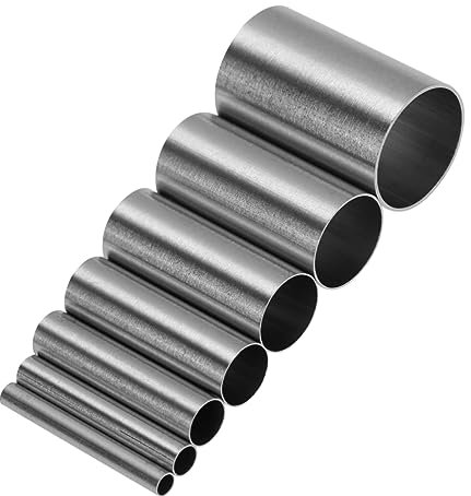 DIYEAH 7stücke Teiliges Ausstecher-Set Aus Lebensmittelechtem Edelstahl Runde Stanzformen Für Modelliermasse Vielseitige Punch Tools Für Töpfer Bastelprojekte Einfach Zu Reinigen Langlebi
