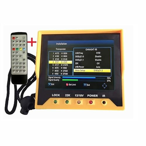 Buscador de satélites, KPT-356H 3.5 Pulgada de Mano TFT LCD Multifunción (DVB-S / S2) Finder Digital satélite Mejor WS-6906 6933 para Ajustar la Antena parabólica