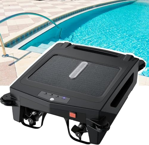 XINRISHENG Robot Skimmer de Piscina Solar, Robot inalámbrico automático, Limpiador de Skimmer de Piscina Alimentado por energía Solar para Piscina, con Ruta de Opciones de Carga Dual