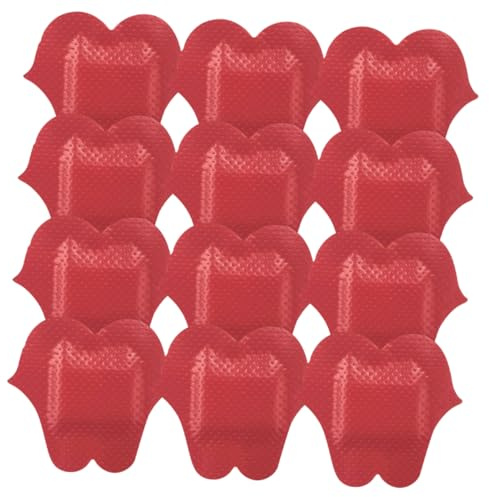 Homoyoyo 50pcs Lip Shaped Adhesive Wound Bandages Creative Small Wound Stickers Portable Self-Adhesive Bandages for